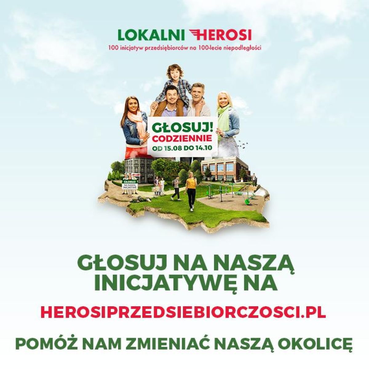 Głosuj na naszą inicjatywę na herosiprzedsiębiorczosci.pl