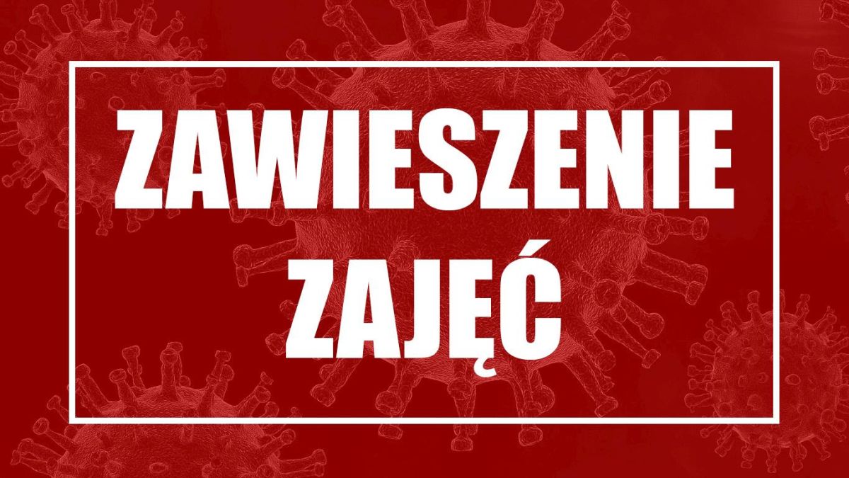 Zawieszenie zajęć!!!