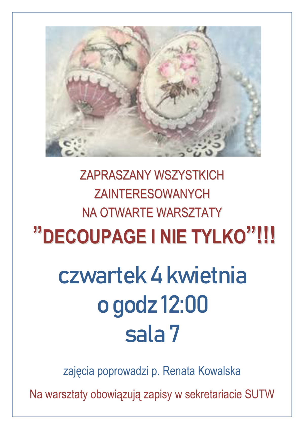Decoupage i nie tylko!!!